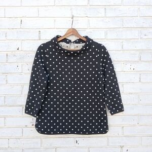Talbots Rolled Collar Polka Dot Sweater SP